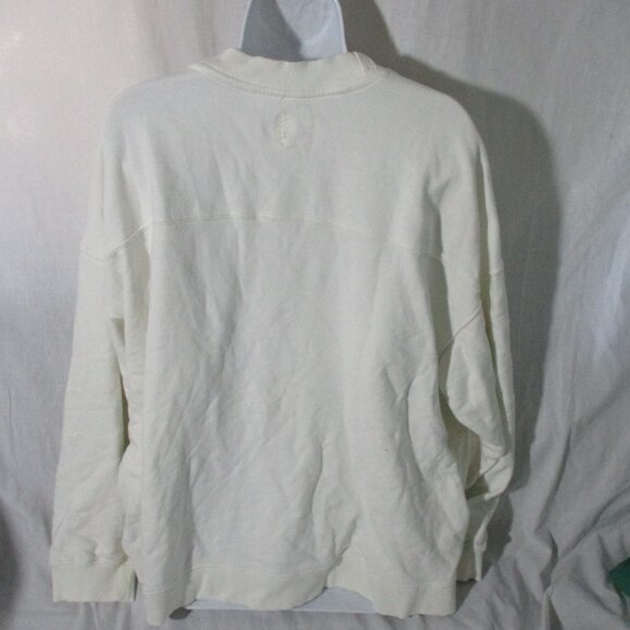 FREE PEOPLE FP MOVEMENT PLAYBOOK TUNIC SWEATSHIRT L WHITE - Picture 3 of 5